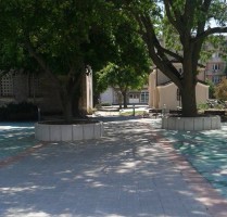 Централен площад Шабла, бетонови цветни плочи, юни 2015