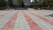 Обновен градски площад гр. Елхово, област Ямбол, октомври 2015